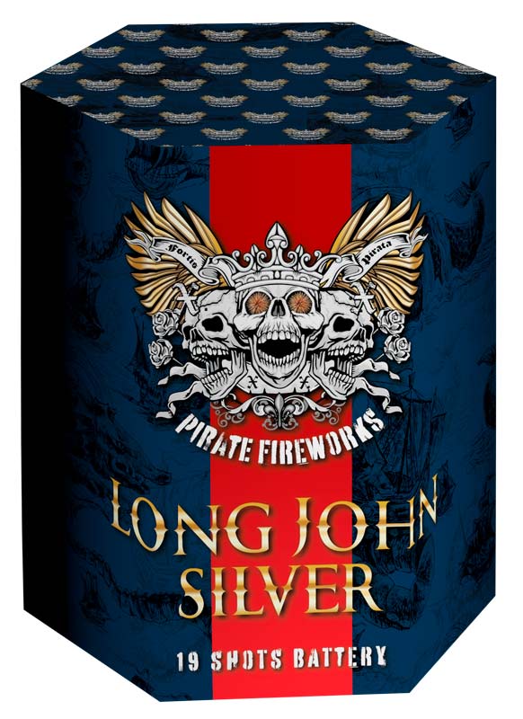 Royal Fire Works Long John Silver batteri - 19 skud