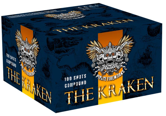 Royal Fireworks The kraken batteri - 100 skud Max 2 stk pr kunde