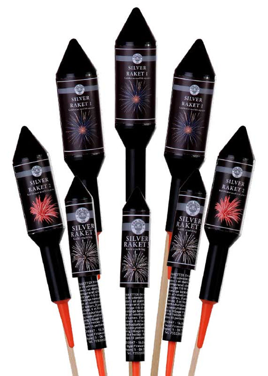 Royal Fireworks Edingburg raket sortiment - 8 stk