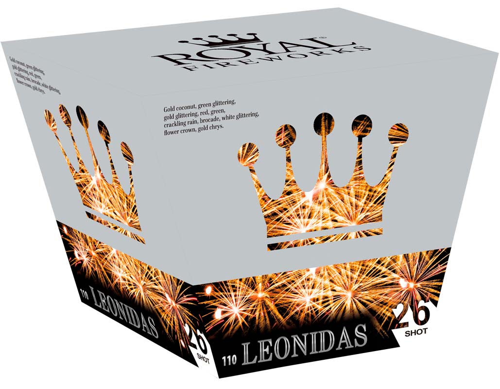 Royal Fireworks Leonidas batteri - 26 skud