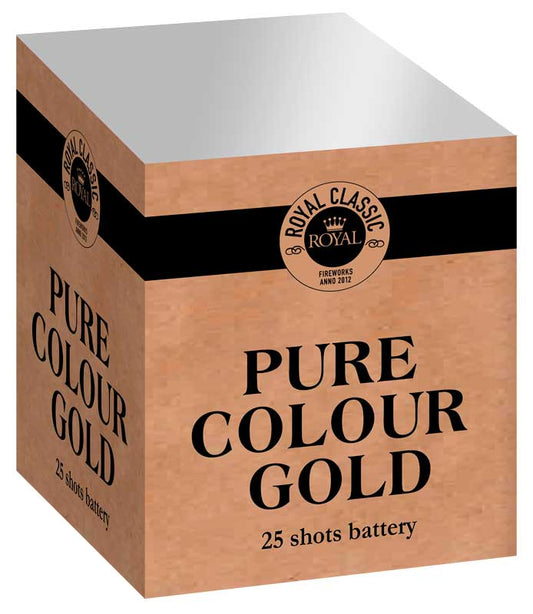 Royal Fireworks pure Gold batteri - 25 skud