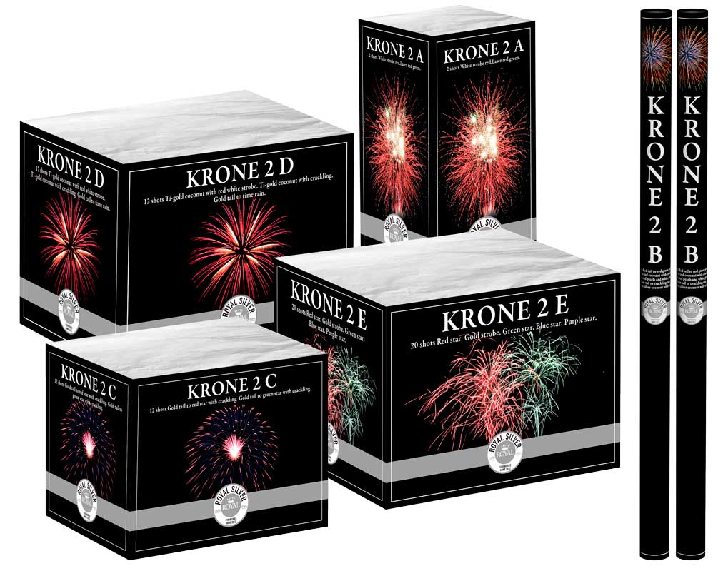 Royal Fire Works Royal Krone 2 sortiment
