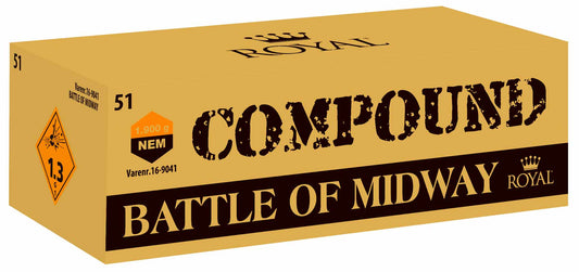 Royal Fireworks Battle of Midway batteri - 122 skud