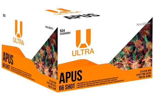 Ultra Apus batteri 66 skud - 30 mm
