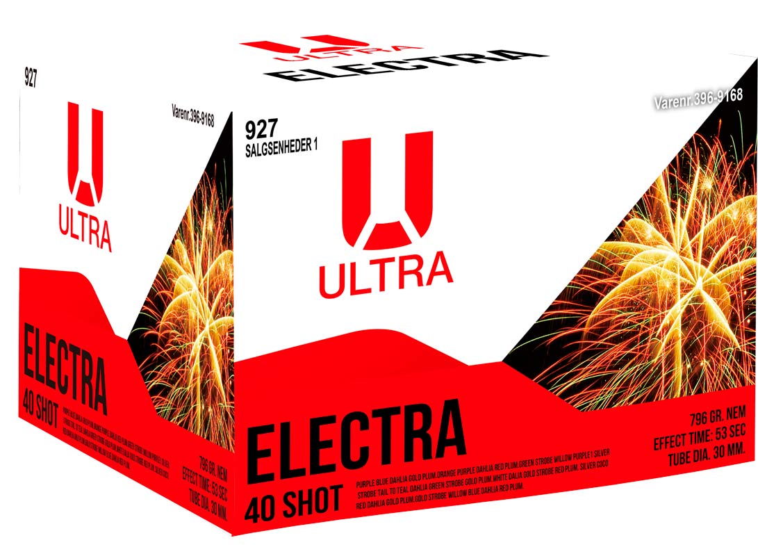 Ultra Electra batteri 40 skud - 30 mm