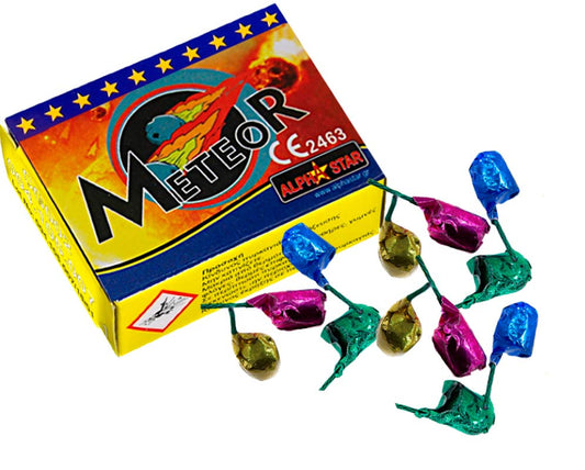 Meteor-sten knaldperler  - 12 stk