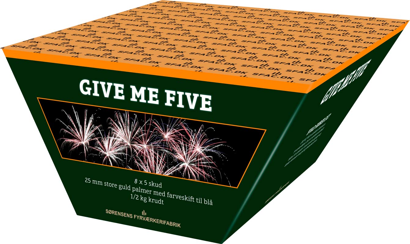 Give me Five batteri  8x5 skud - 25 mm
