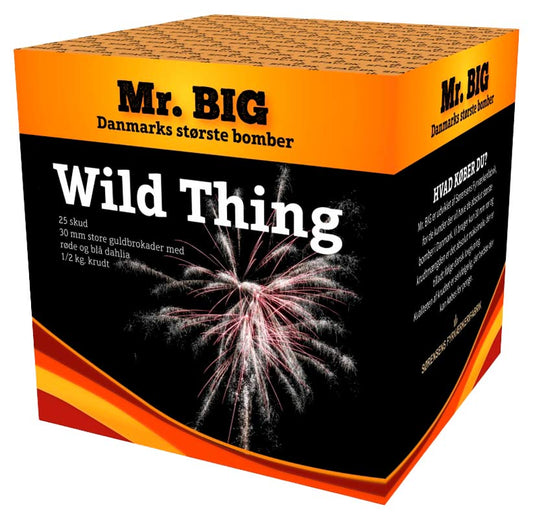 Mr. Big Wild thing batteri med 25 skud - 30 mm