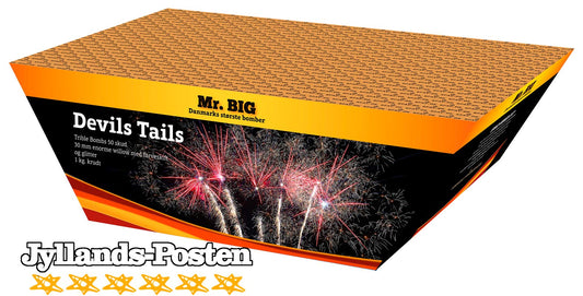 Mr. Big Devils tail triple batteri 50 skud - 30 mm