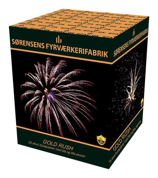 Gold Rush batteri med 25 skud - 20 mm