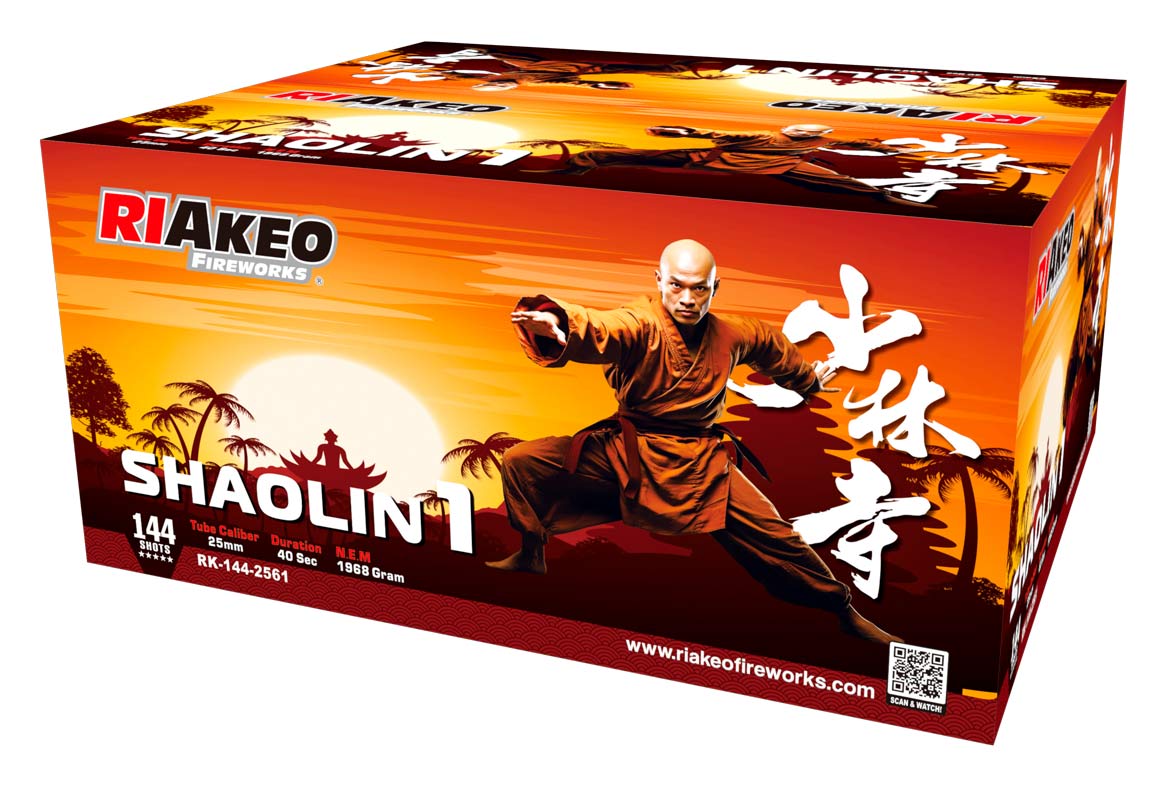 Shaolin 1 144 skuds batteri - 25 mm