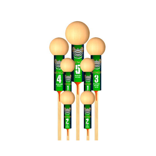 Avenger Rocket Assortment 7 stk.