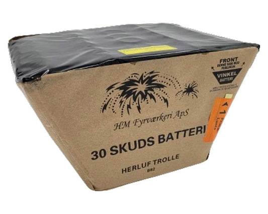 HMF Fregatten Herluf Trolle 30 skuds batteri - 25 mm
