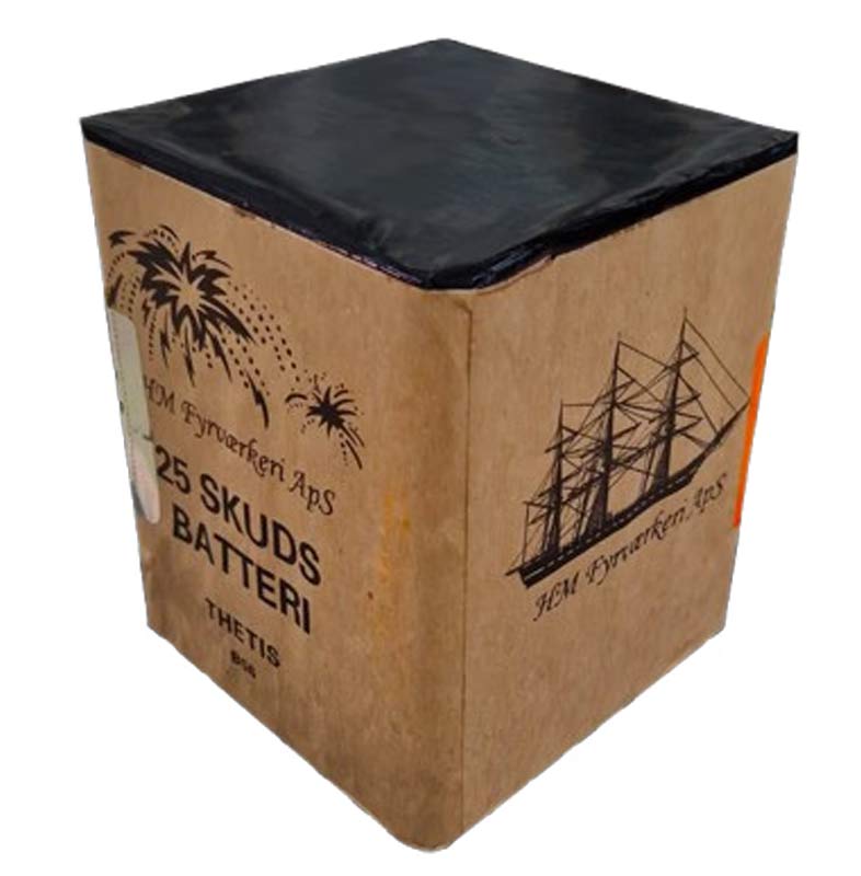 Fregatten Thetis batteri 25 skuds - 20 mm