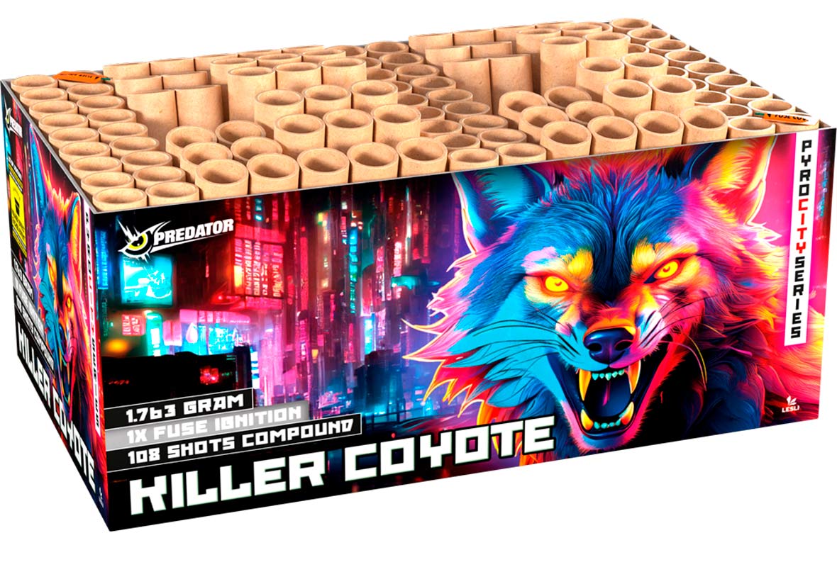 Killer Coyote 108 skuds batteri - 30 mm
