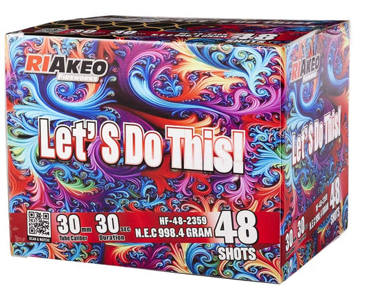 Riakeo let's do this batteri med 48 skud - 30 mm