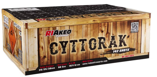 Riakeo Cyttorak batteri med 142 skud - 20 / 25 mm