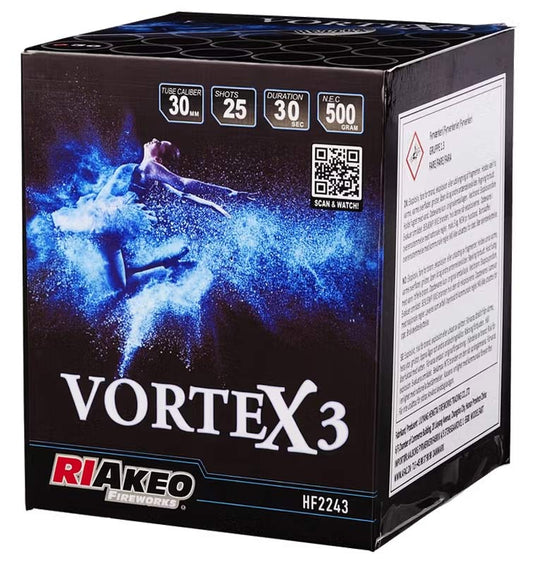Riakeo Vortex 3 batteri 25 skud - 30 mm