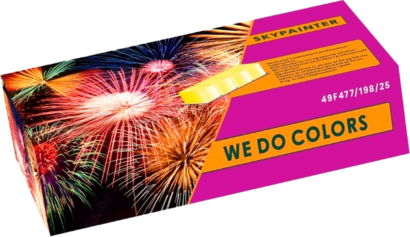 Skypainter batteri 138 skud - 25/30 mm