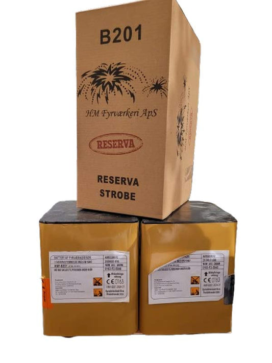 HMF Reserva Strobe batteri med 50 skud - 30 mm