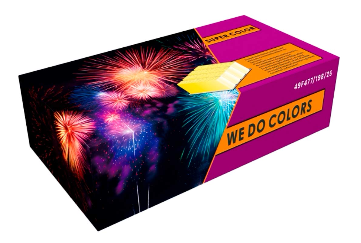 Super Color 128 skuds batteri - 30 mm