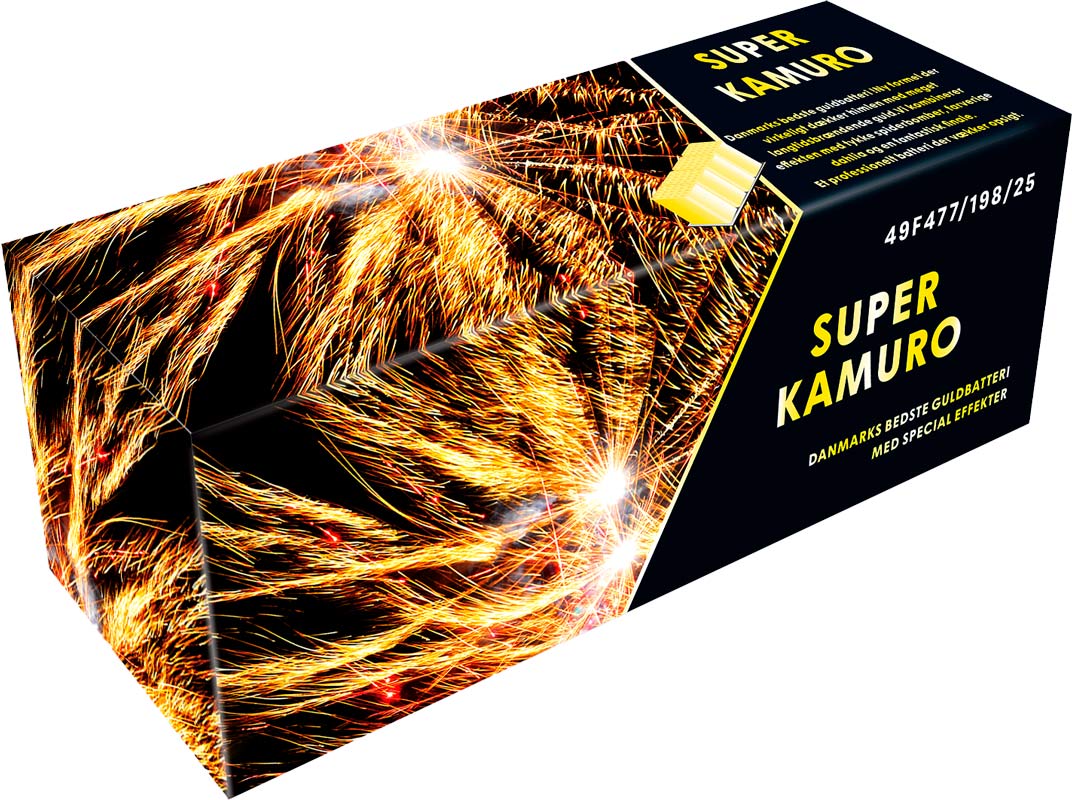 Super Kamuro batteri - 100 skud - 30 mm